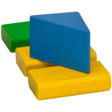 Set constructie Eichhorn Colored Wooden Blocks 100 piese