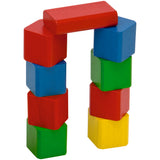 Set constructie Eichhorn Colored Wooden Blocks 100 piese