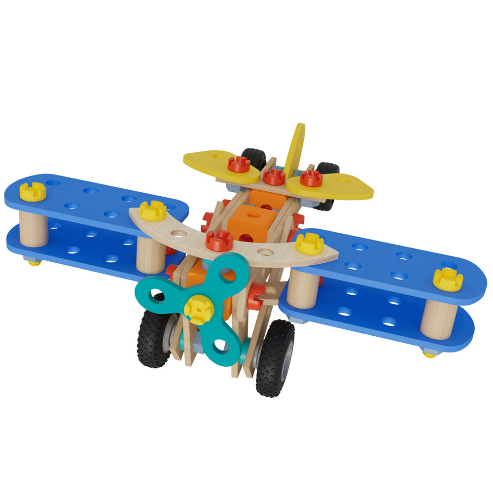 Set constructie Eichhorn Construct Biplane 2 in 1 84 piese