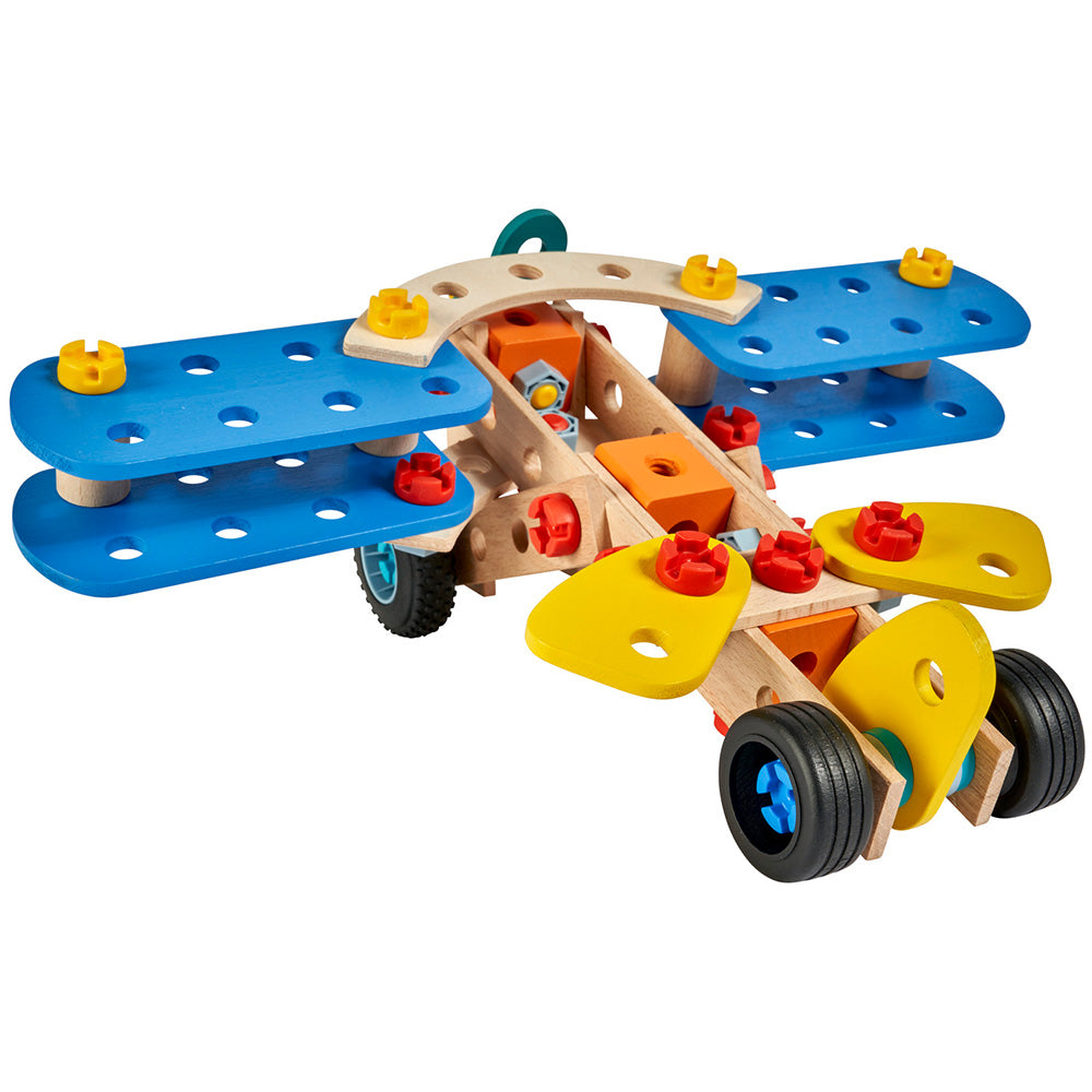 Set constructie Eichhorn Construct Biplane 2 in 1 84 piese