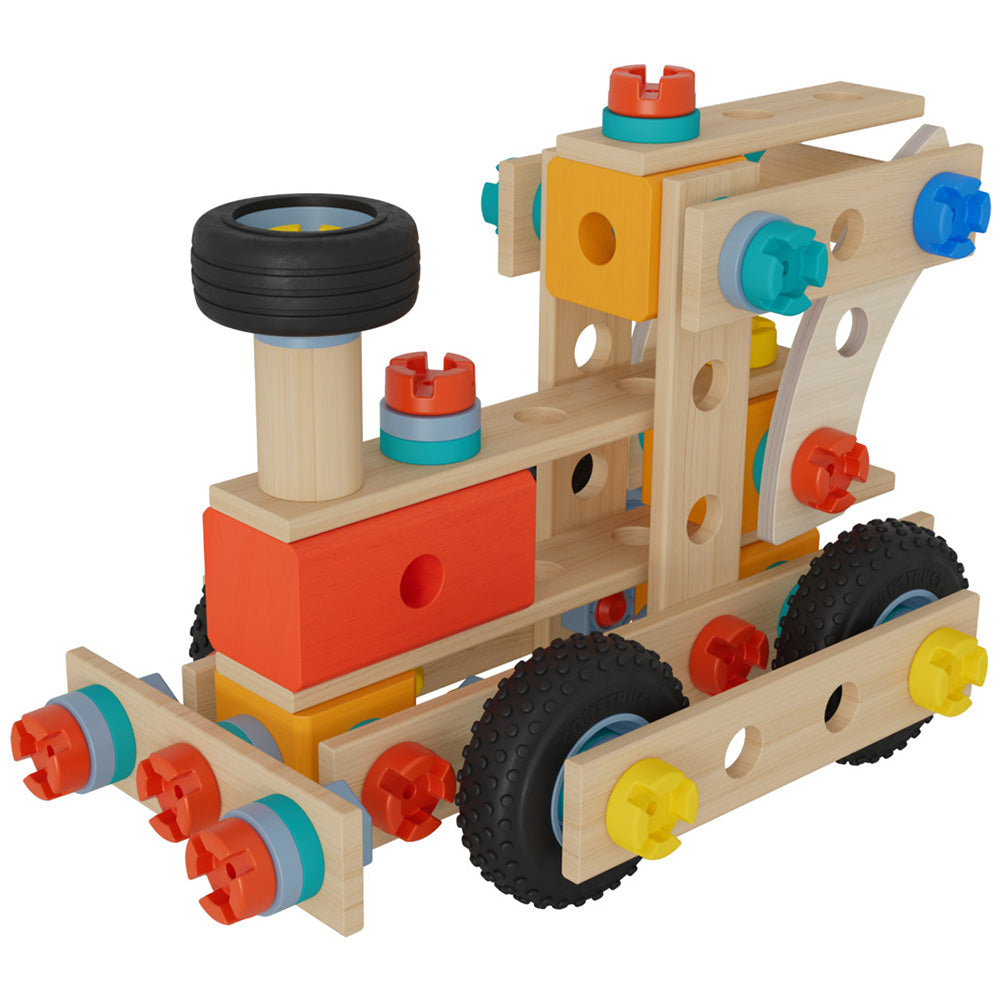 Set constructie Eichhorn Construct Steam Engine 93 piese