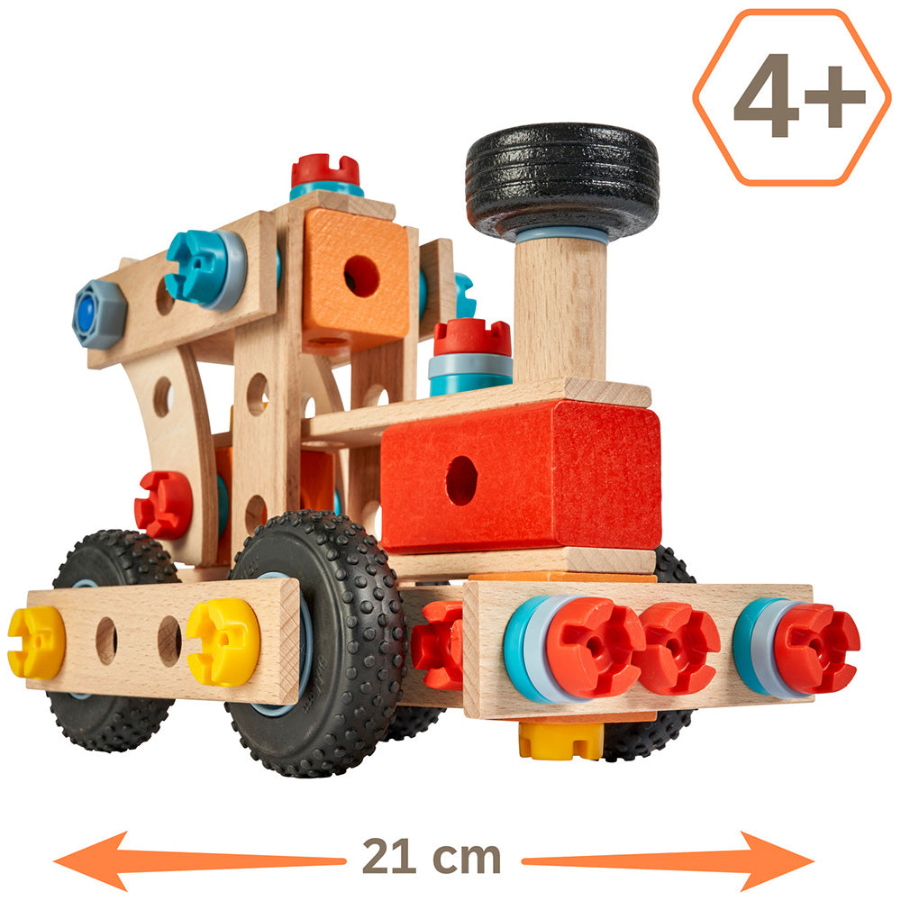 Set constructie Eichhorn Construct Steam Engine 93 piese