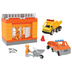 Set constructie Pilsan Double Blocks Dumper Truck 52 piese