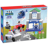 Set constructie Pilsan Double Blocks Traffic Control 57 piese