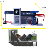 Set de joaca Majorette BMW Showroom cu o masinuta