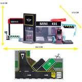 Set de joaca Majorette Mini Showroom cu o masinuta