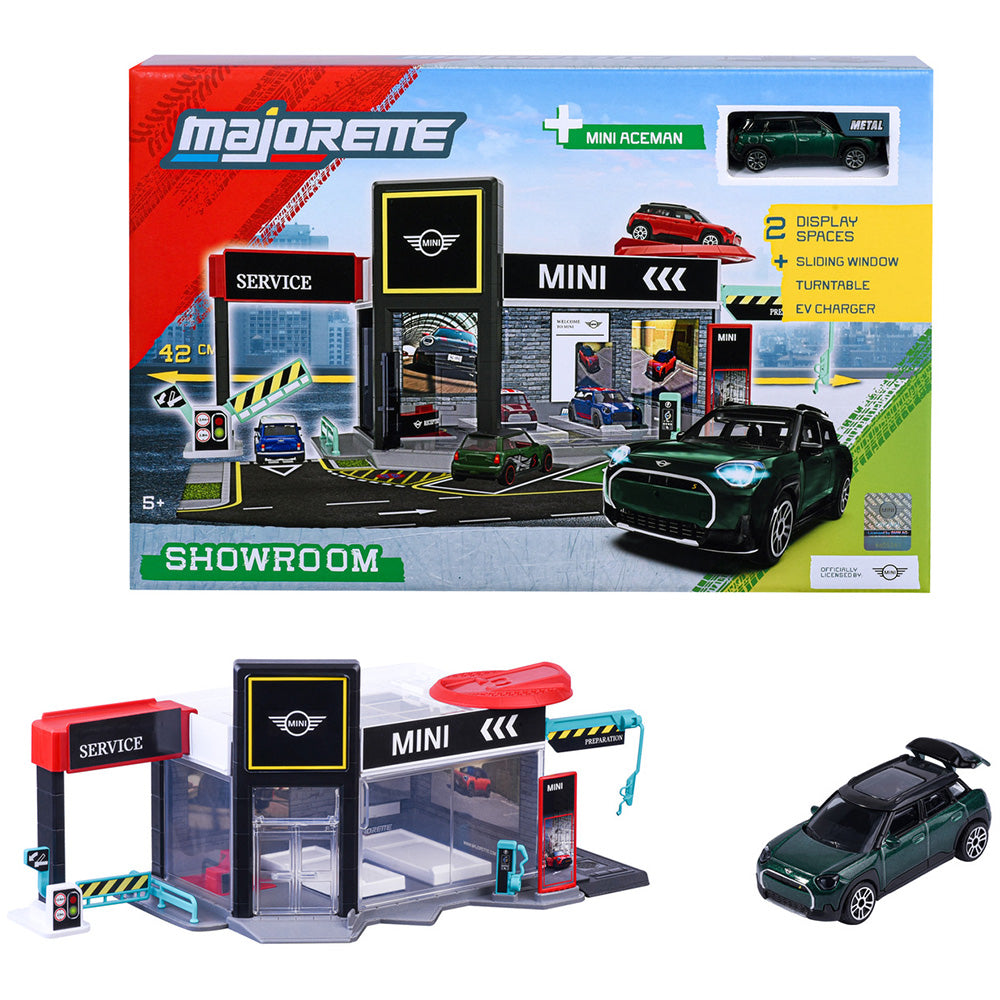 Set de joaca Majorette Mini Showroom cu o masinuta
