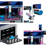 Set de joaca Majorette Motorsport Alpine Pit Stop cu o masinuta