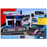 Set de joaca Majorette Motorsport Alpine Pit Stop cu o masinuta
