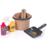 Set jucarie Chipolino Cleaning Cart cu 35 accesorii