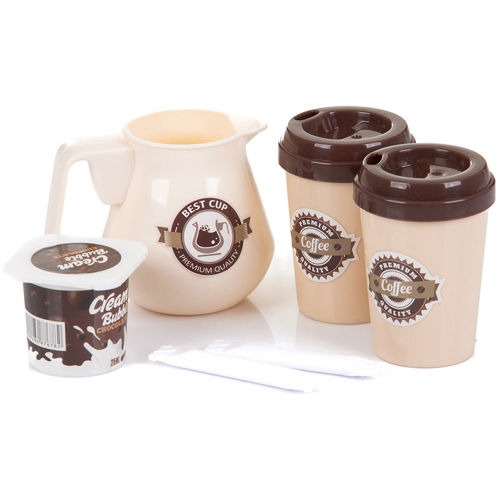 Set jucarie Chipolino Coffee Machine cu lumini, sunete si 41 accesorii