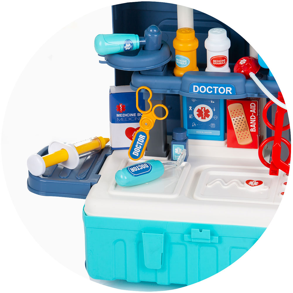 Set jucarie Chipolino Doctor 3 in 1 72,5 cm cu accesorii