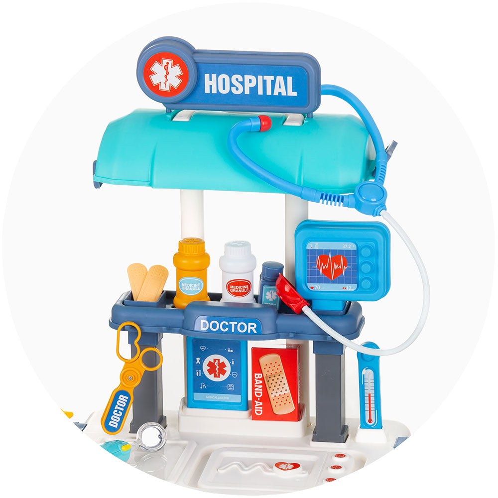 Set jucarie Chipolino Doctor 3 in 1 72,5 cm cu accesorii
