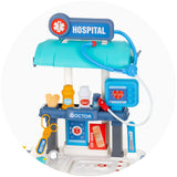Set jucarie Chipolino Doctor 3 in 1 72,5 cm cu accesorii
