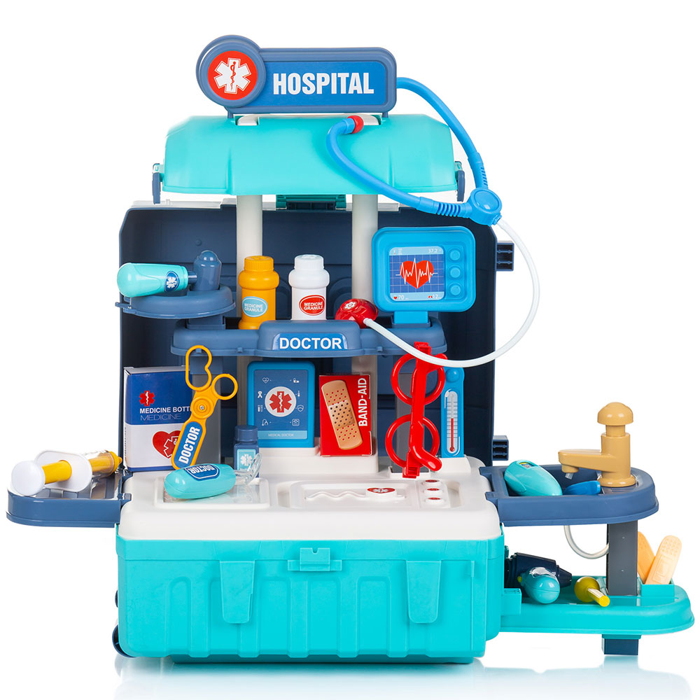 Set jucarie Chipolino Doctor 3 in 1 72,5 cm cu accesorii