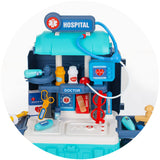 Set jucarie Chipolino Doctor 3 in 1 72,5 cm cu accesorii