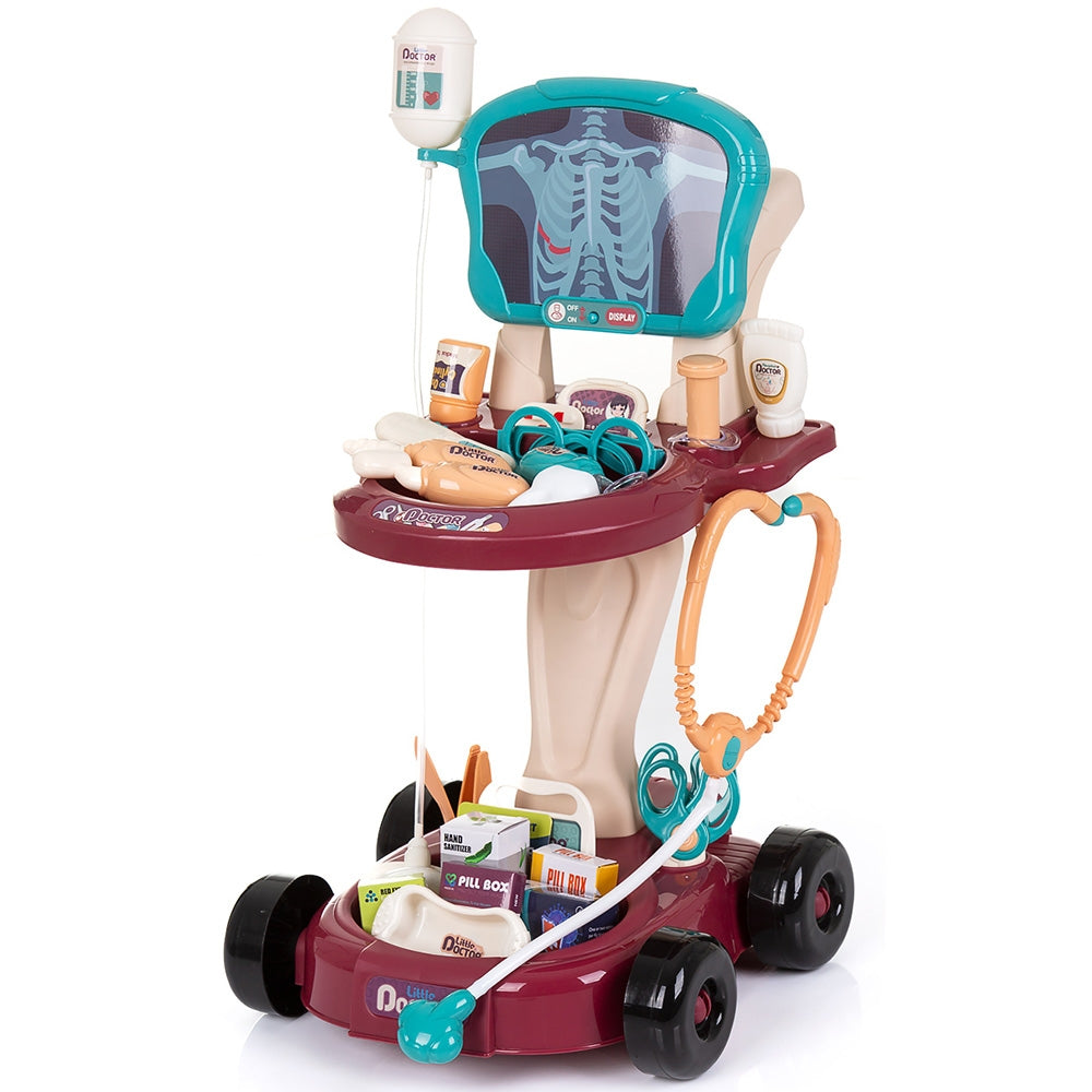 Set jucarie Chipolino Doctor cu lumini si 29 accesorii