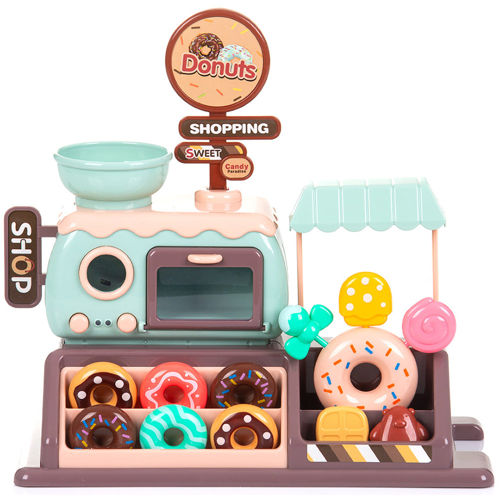 Set jucarie Chipolino Donut Shop cu lumini, sunete si 34 accesorii