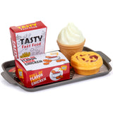 Set jucarie Chipolino Fast Food cu sunete si 71 accesorii