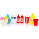 Set jucarie Chipolino Kitchen 83 cm cu sistem de curgere apa, lumini, sunete si 85 accesorii