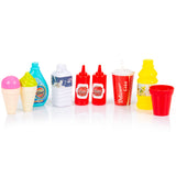 Set jucarie Chipolino Kitchen 83 cm cu sistem de curgere apa, lumini, sunete si 85 accesorii