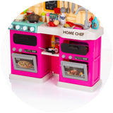 Set jucarie Chipolino Kitchen 83 cm cu sistem de curgere apa, lumini, sunete si 85 accesorii