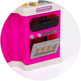 Set jucarie Chipolino Kitchen 93 cm cu sistem de curgere apa, lumini, sunete si 113 accesorii