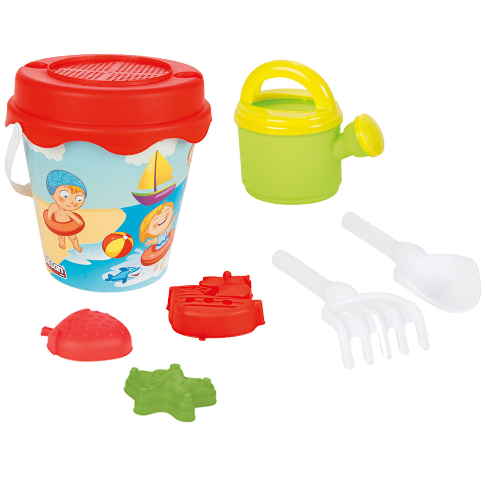 Set jucarii nisip Pilsan Sweety Bucket cu 8 piese