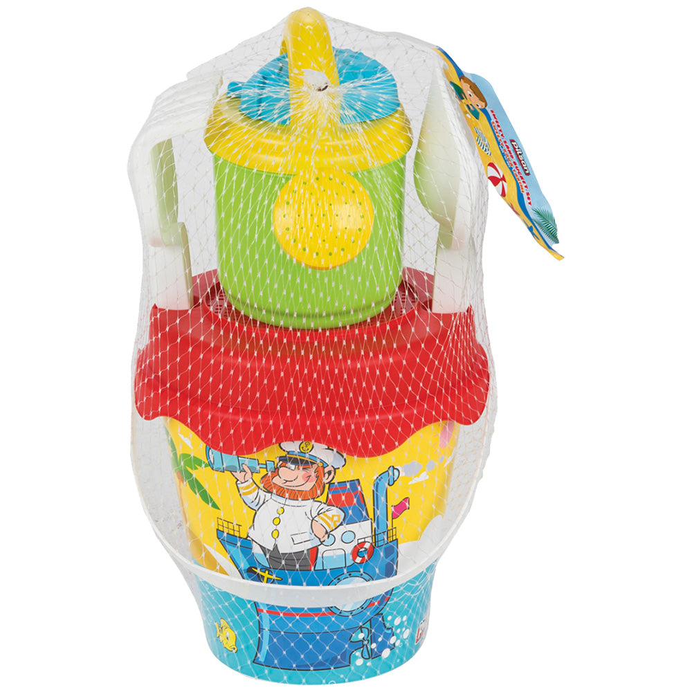 Set jucarii nisip Pilsan Sweety Bucket cu 8 piese