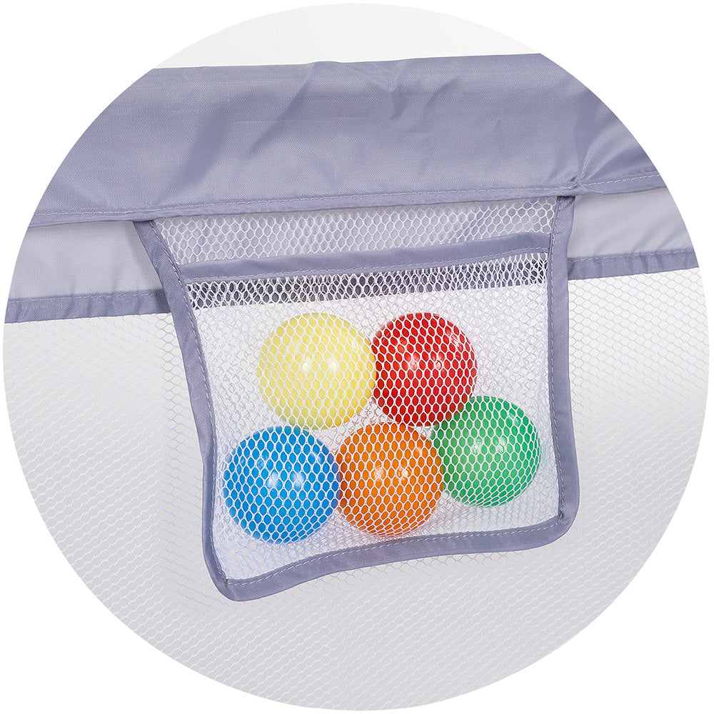 Tarc de joaca Chipolino Amico 200x180 cm cu usa grey - gogobaby.ro