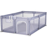 Tarc de joaca Chipolino Lotus 180x120 cm grey