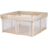 Tarc de joaca Chipolino Vibe 120x120 cm beige