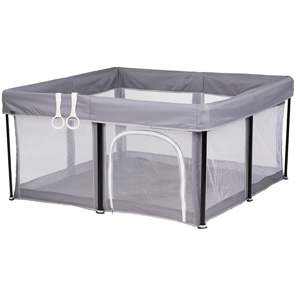 Tarc de joaca Chipolino Vibe 120x120 cm grey