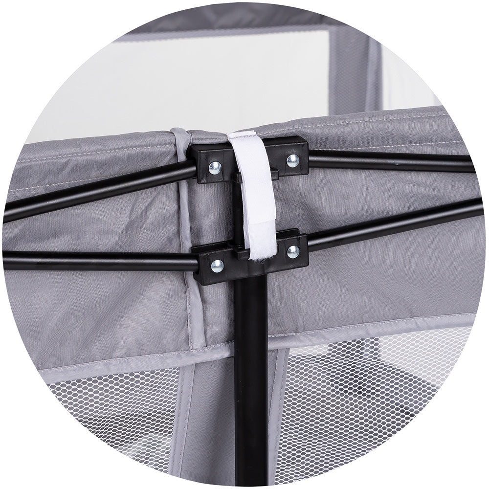 Tarc de joaca Chipolino Vibe 120x120 cm grey