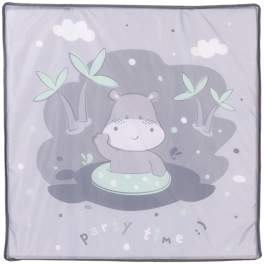 Tarc de joaca pliabil Chipolino Pop Up Hippo grey - gogobaby.ro