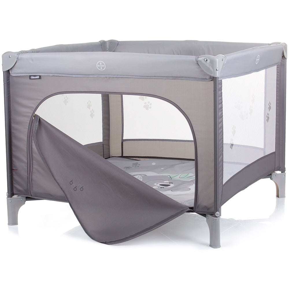 Tarc de joaca pliabil Chipolino Pop Up Koala grey - gogobaby.ro