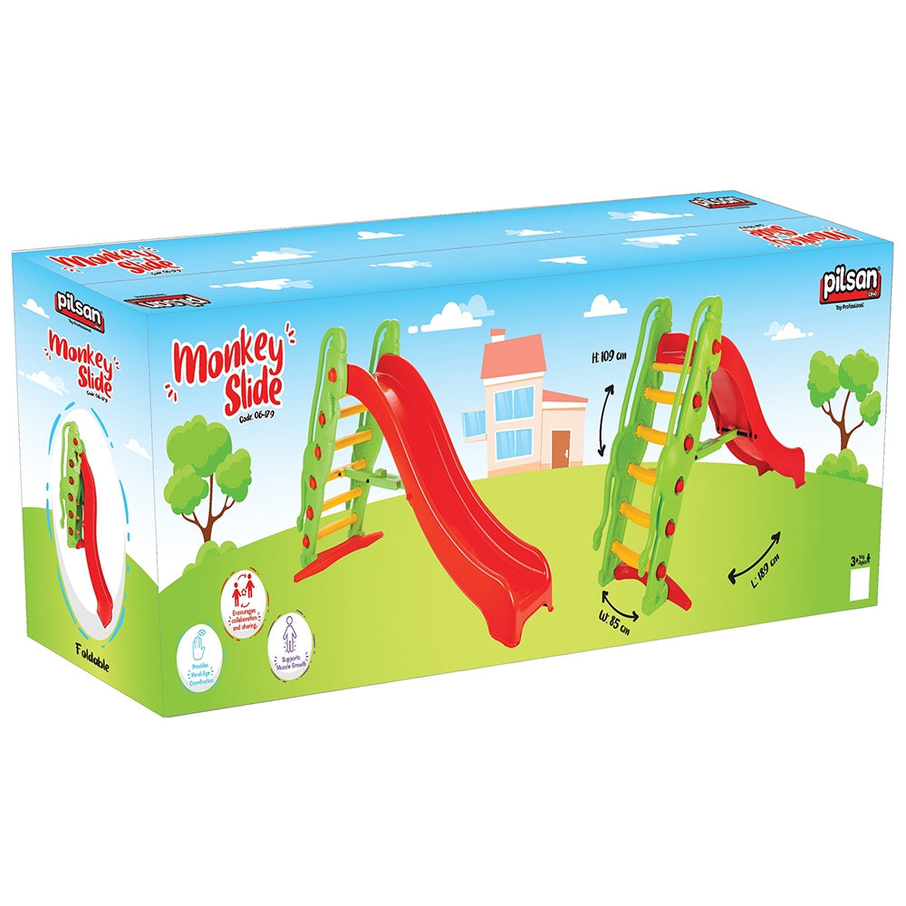 Tobogan Pilsan Monkey Slide red green - gogobaby.ro