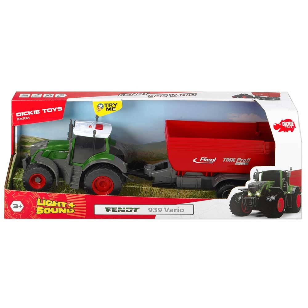 Tractor Dickie Toys Fendt 939 Vario cu remorca 41 cm - gogobaby.ro