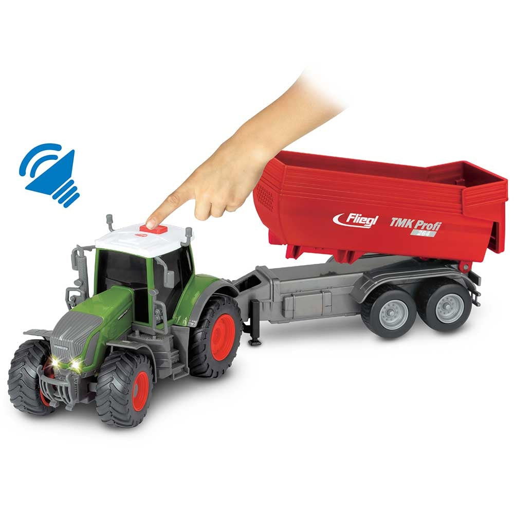 Tractor Dickie Toys Fendt 939 Vario cu remorca 41 cm