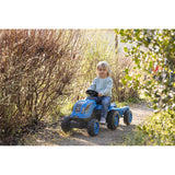 Tractor cu pedale si remorca Smoby Farmer XL albastru
