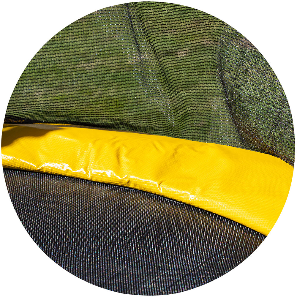 Trambulina Chipolino Sporty 140 cm cu cos baschet yellow - gogobaby.ro