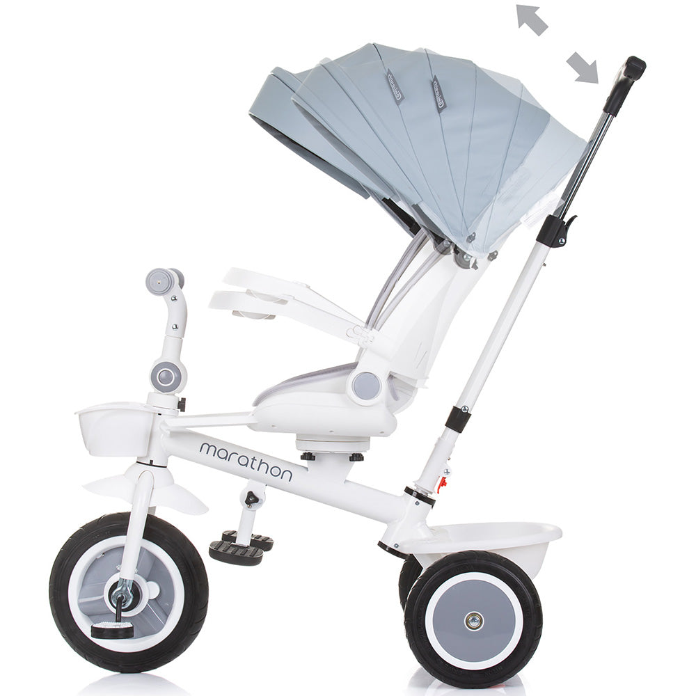 Tricicleta Chipolino Marathon ash grey - gogobaby.ro