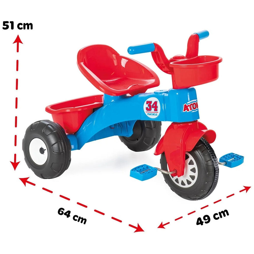 Tricicleta Pilsan Atom blue - gogobaby.ro