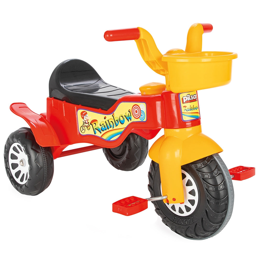 Tricicleta Pilsan Rainbow red - gogobaby.ro
