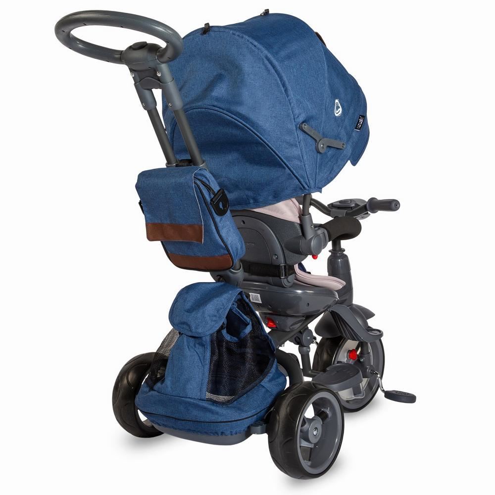 Tricicleta multifunctionala Coccolle Modi 2019 albastru - gogobaby.ro