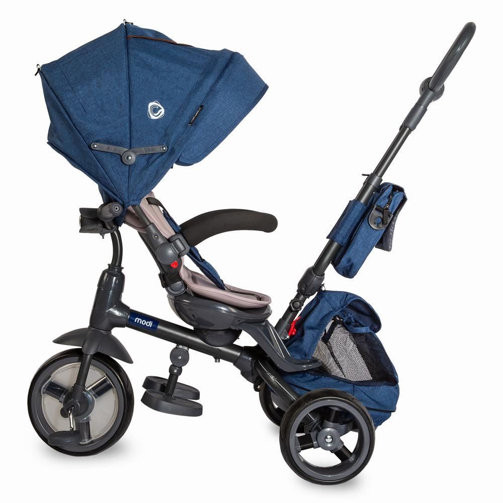 Tricicleta multifunctionala Coccolle Modi 2019 albastru - gogobaby.ro