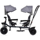 Tricicleta gemeni Chipolino Hip Hop platinum