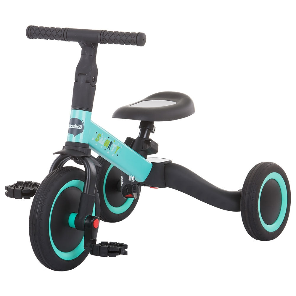 Tricicleta si bicicleta Chipolino Smarty 2 in 1 mint - gogobaby.ro