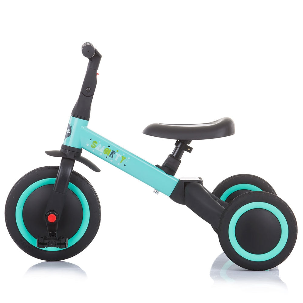 Tricicleta si bicicleta Chipolino Smarty 2 in 1 mint - gogobaby.ro