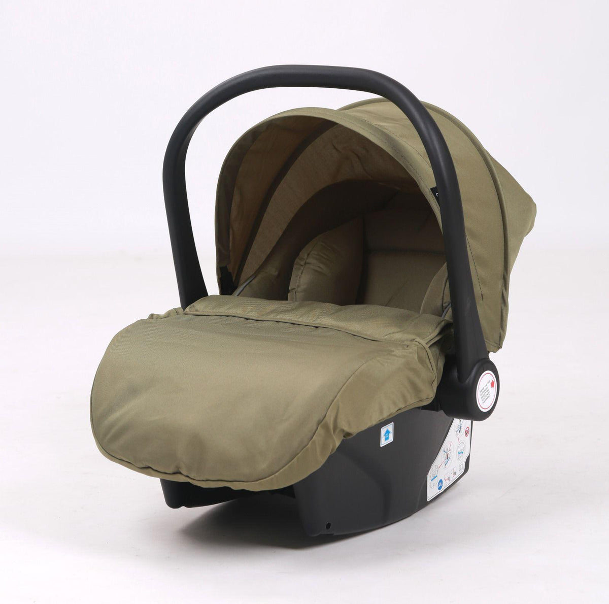Carucior 3 in 1, L-Sun, Marina, Transformabil, Maner reversibil,  Cadrul aluminiu, Cu landou si salteluta moale, Include saculet de picioare, Geanta pentru parinti, Sustine 22 kg, Olive - gogobaby.ro